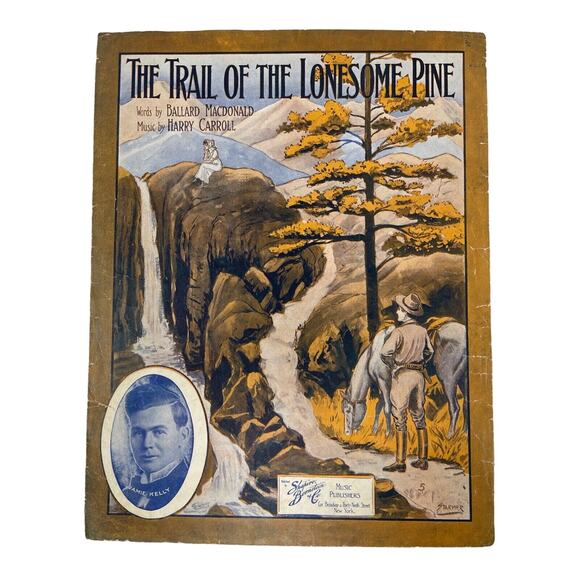1913 The Trail Of The Lonesome Pine Sheet Music Ballard Macdonald Harry Carroll - Picture 4 of 6